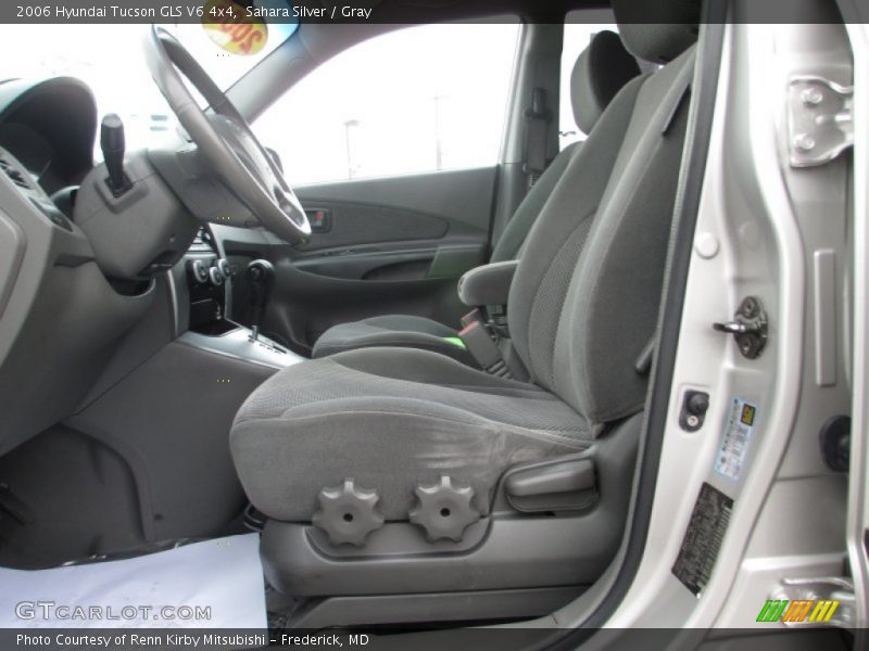 Sahara Silver / Gray 2006 Hyundai Tucson GLS V6 4x4