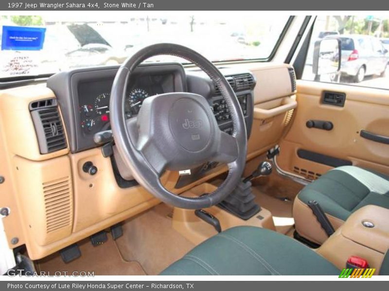 Stone White / Tan 1997 Jeep Wrangler Sahara 4x4