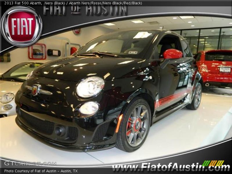 Nero (Black) / Abarth Nero/Rosso/Nero (Black/Red/Black) 2013 Fiat 500 Abarth