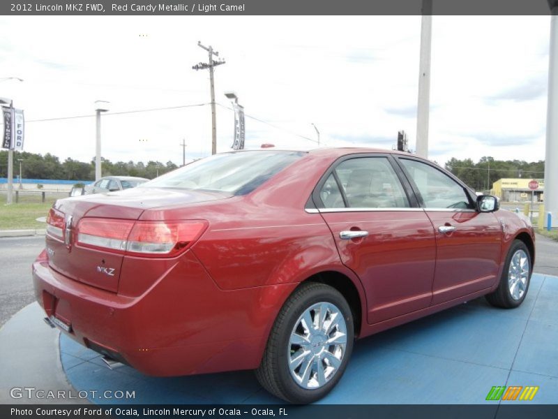 Red Candy Metallic / Light Camel 2012 Lincoln MKZ FWD