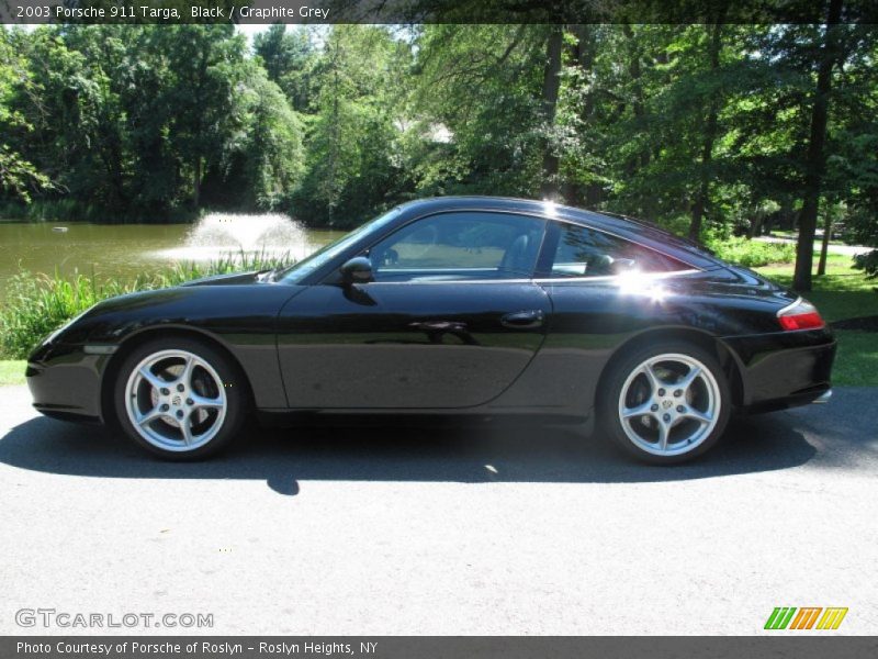 Black / Graphite Grey 2003 Porsche 911 Targa