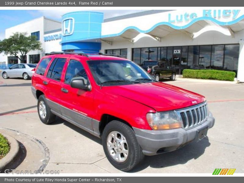 Flame Red / Camel 1999 Jeep Grand Cherokee Laredo 4x4