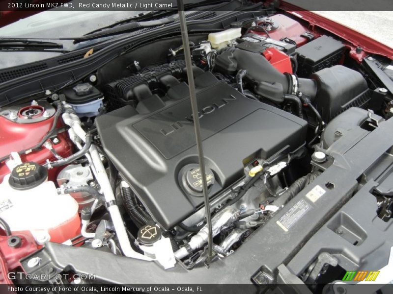 Red Candy Metallic / Light Camel 2012 Lincoln MKZ FWD