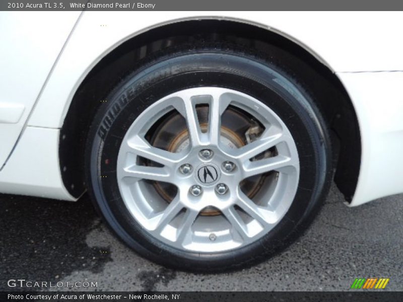 White Diamond Pearl / Ebony 2010 Acura TL 3.5