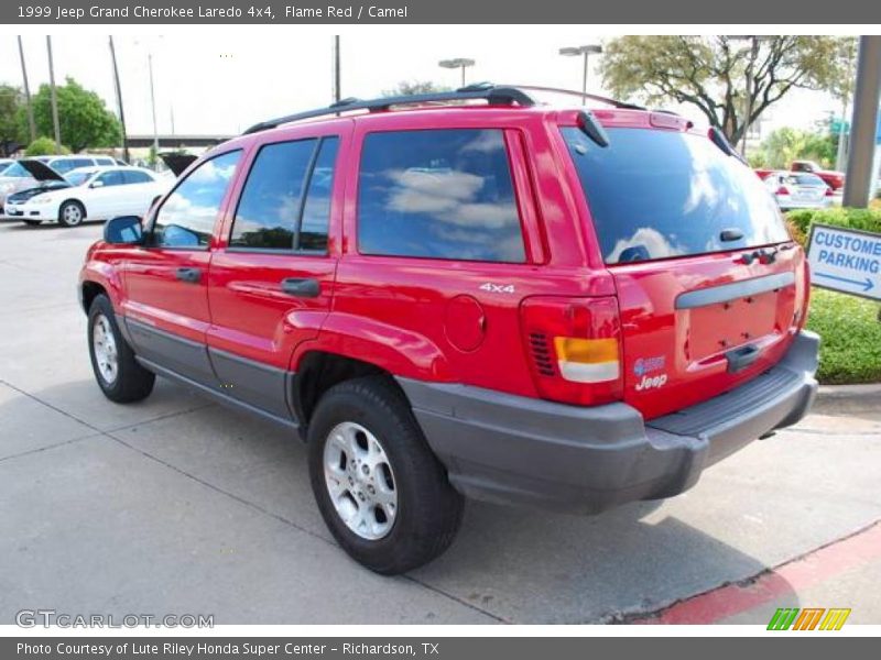 Flame Red / Camel 1999 Jeep Grand Cherokee Laredo 4x4