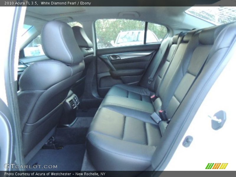 White Diamond Pearl / Ebony 2010 Acura TL 3.5