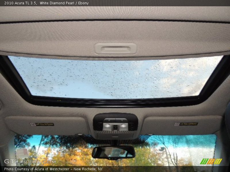 White Diamond Pearl / Ebony 2010 Acura TL 3.5
