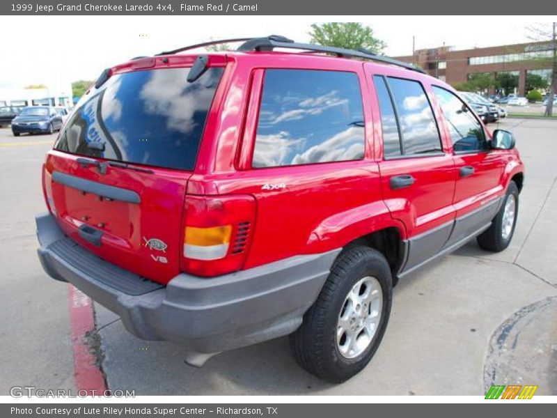 Flame Red / Camel 1999 Jeep Grand Cherokee Laredo 4x4