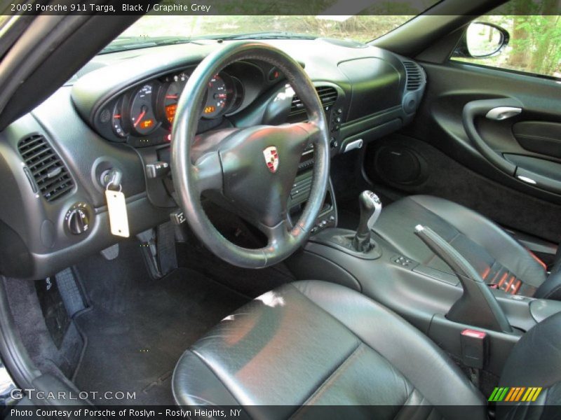 Graphite Grey Interior - 2003 911 Targa 