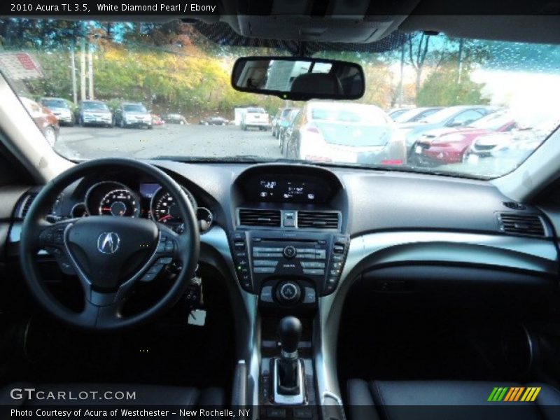 White Diamond Pearl / Ebony 2010 Acura TL 3.5