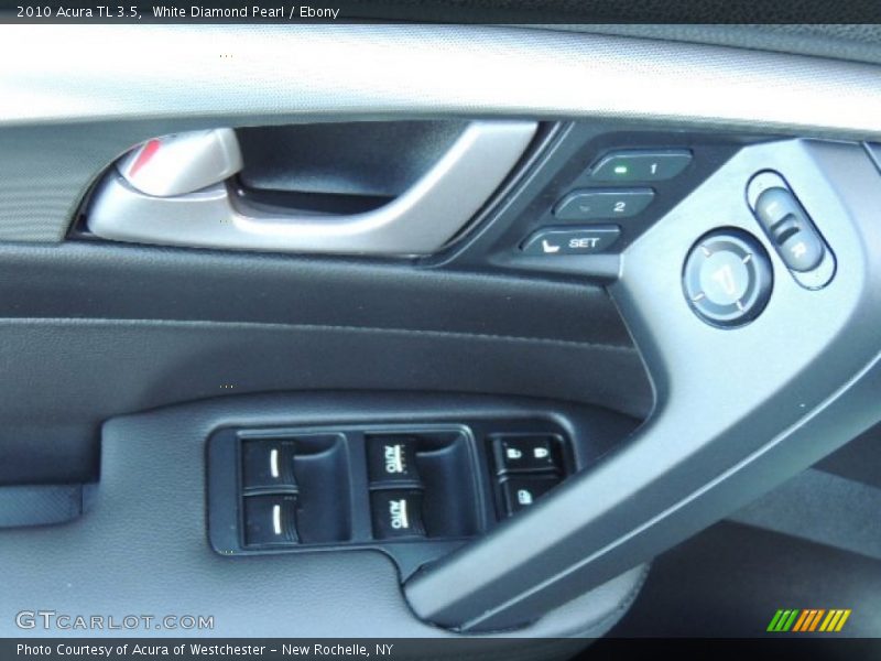 White Diamond Pearl / Ebony 2010 Acura TL 3.5