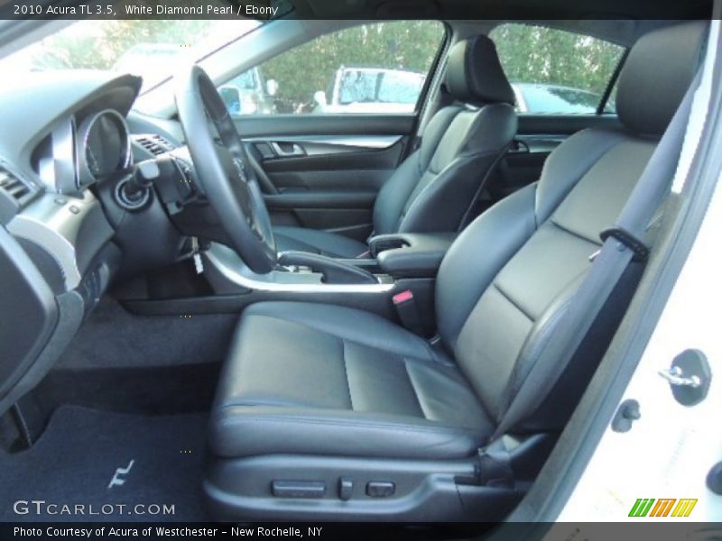 White Diamond Pearl / Ebony 2010 Acura TL 3.5