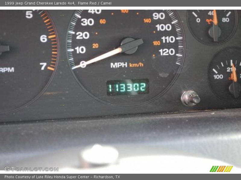Flame Red / Camel 1999 Jeep Grand Cherokee Laredo 4x4