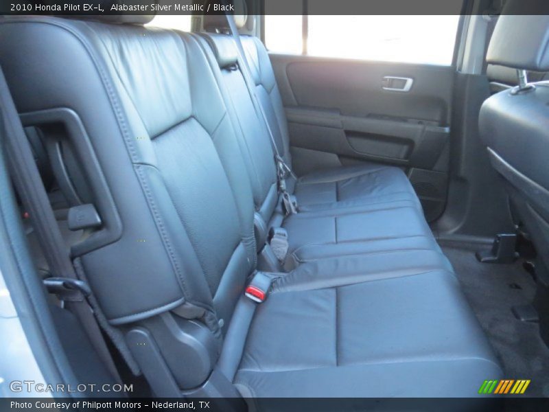 Alabaster Silver Metallic / Black 2010 Honda Pilot EX-L