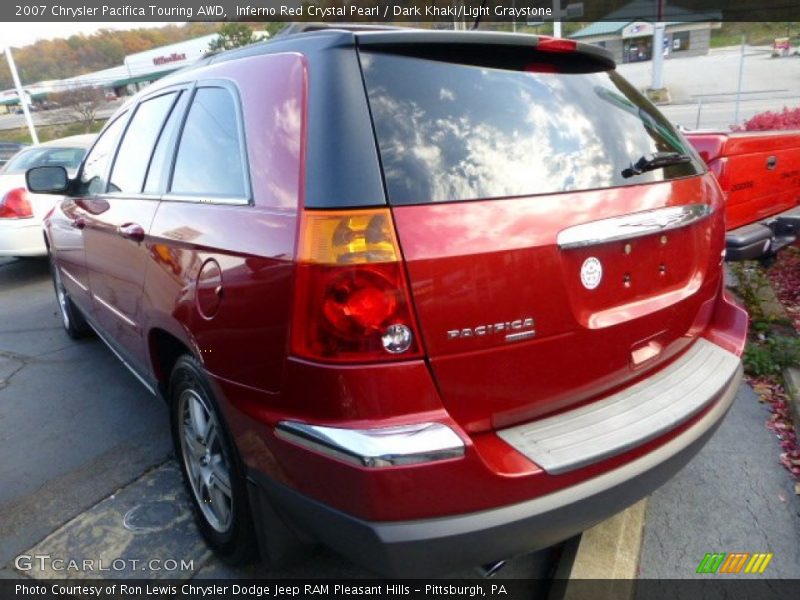 Inferno Red Crystal Pearl / Dark Khaki/Light Graystone 2007 Chrysler Pacifica Touring AWD