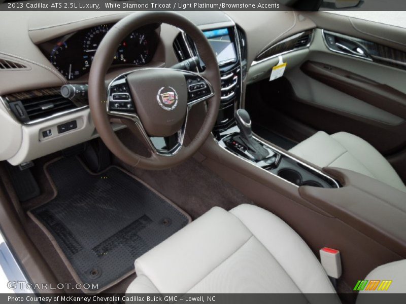 Light Platinum/Brownstone Accents Interior - 2013 ATS 2.5L Luxury 
