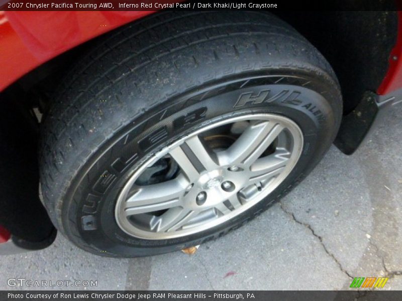 Inferno Red Crystal Pearl / Dark Khaki/Light Graystone 2007 Chrysler Pacifica Touring AWD