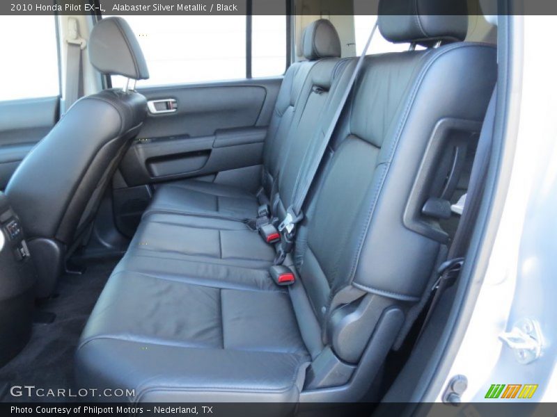 Alabaster Silver Metallic / Black 2010 Honda Pilot EX-L