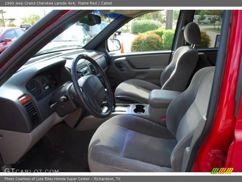 Flame Red / Camel 1999 Jeep Grand Cherokee Laredo 4x4