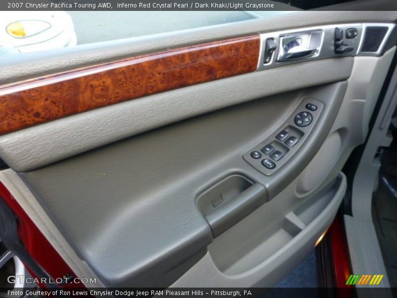 Inferno Red Crystal Pearl / Dark Khaki/Light Graystone 2007 Chrysler Pacifica Touring AWD