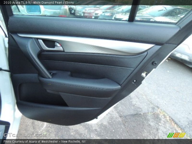 White Diamond Pearl / Ebony 2010 Acura TL 3.5