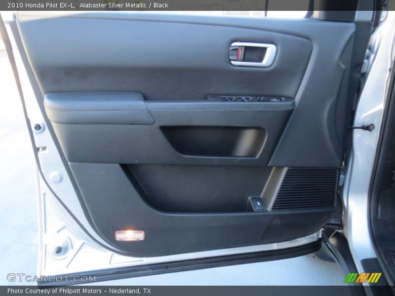 Alabaster Silver Metallic / Black 2010 Honda Pilot EX-L