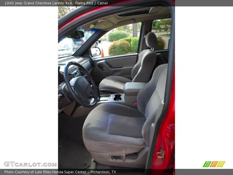 Flame Red / Camel 1999 Jeep Grand Cherokee Laredo 4x4