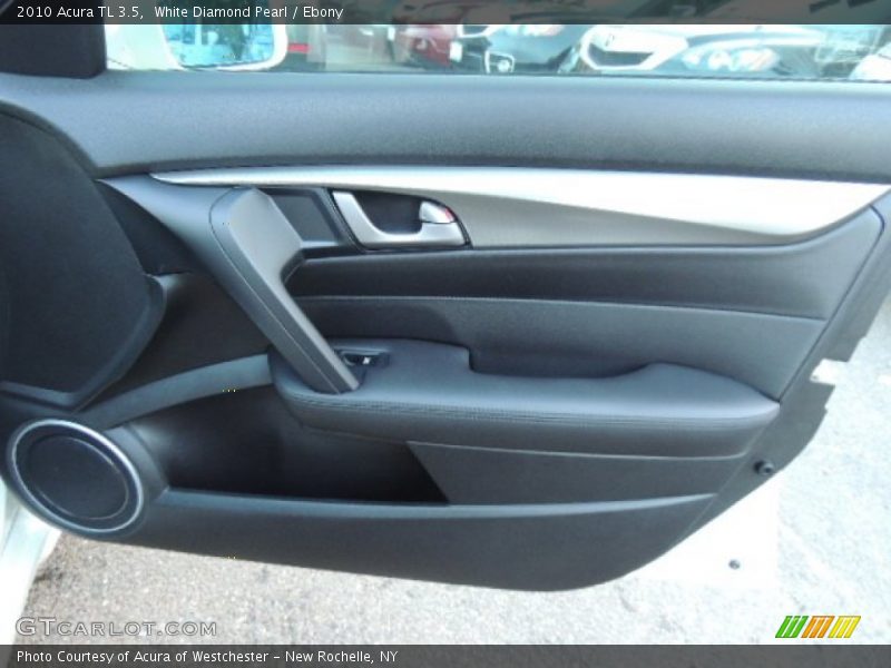 White Diamond Pearl / Ebony 2010 Acura TL 3.5