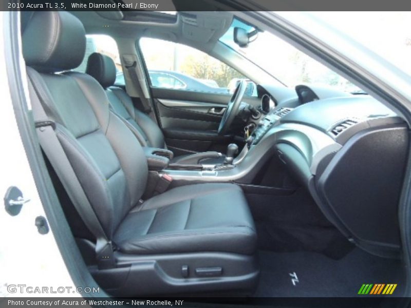 White Diamond Pearl / Ebony 2010 Acura TL 3.5