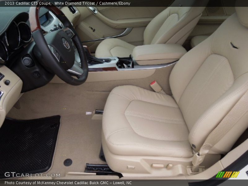 White Diamond Tricoat / Cashmere/Ebony 2013 Cadillac CTS Coupe