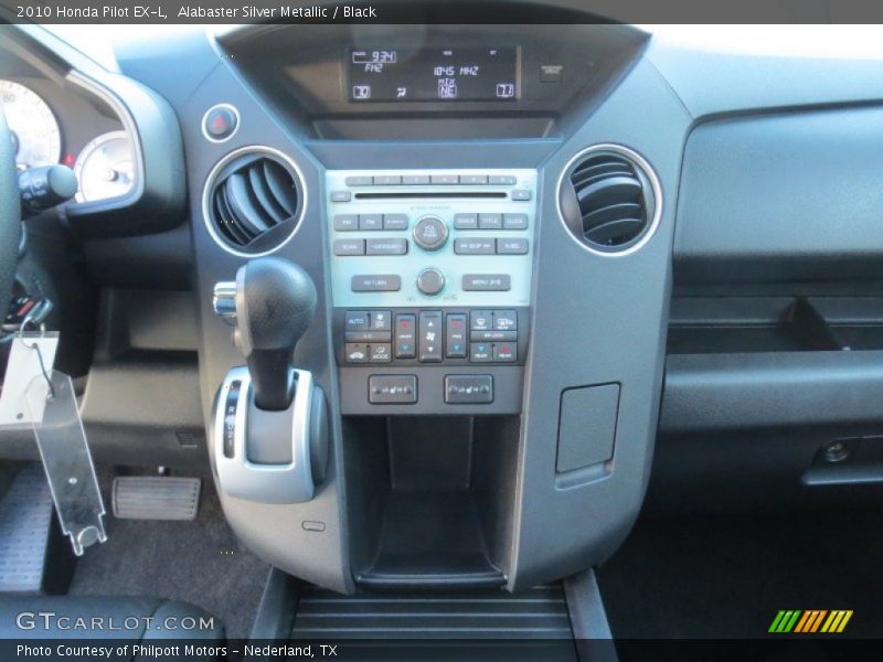 Alabaster Silver Metallic / Black 2010 Honda Pilot EX-L