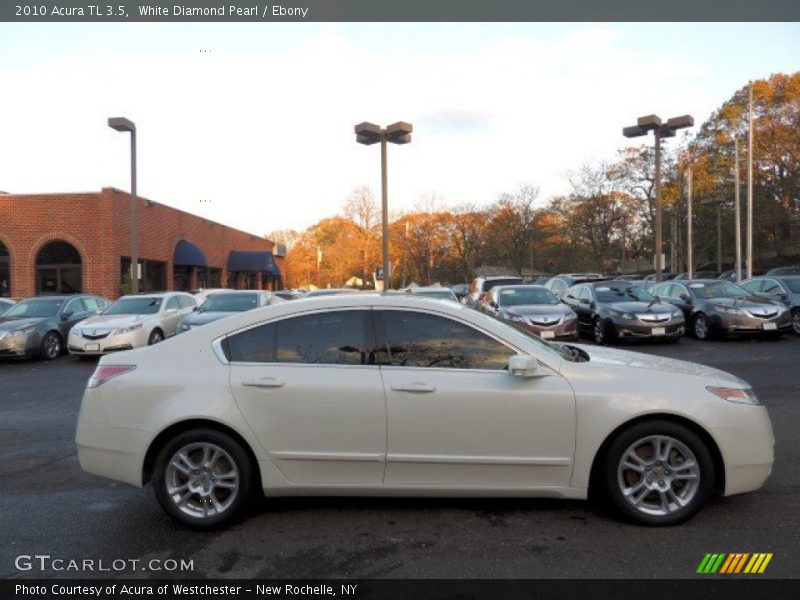 White Diamond Pearl / Ebony 2010 Acura TL 3.5