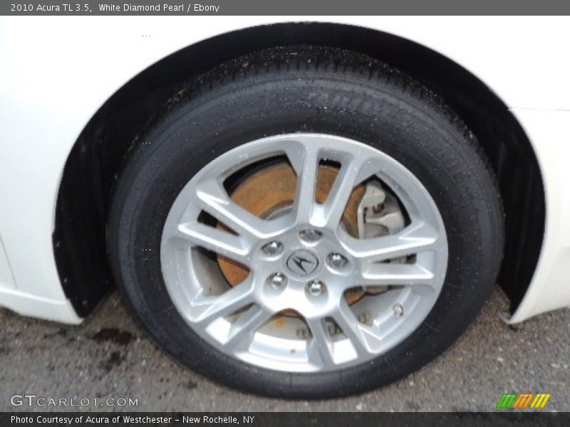 White Diamond Pearl / Ebony 2010 Acura TL 3.5