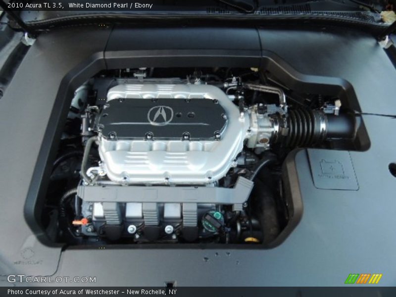 White Diamond Pearl / Ebony 2010 Acura TL 3.5