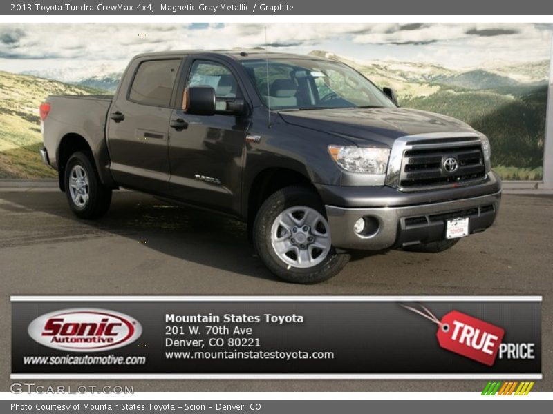 Magnetic Gray Metallic / Graphite 2013 Toyota Tundra CrewMax 4x4