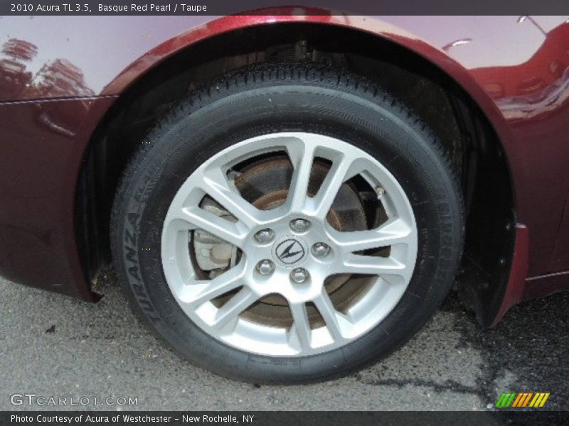 Basque Red Pearl / Taupe 2010 Acura TL 3.5