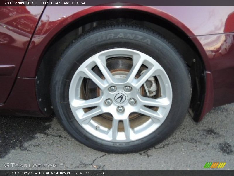 Basque Red Pearl / Taupe 2010 Acura TL 3.5