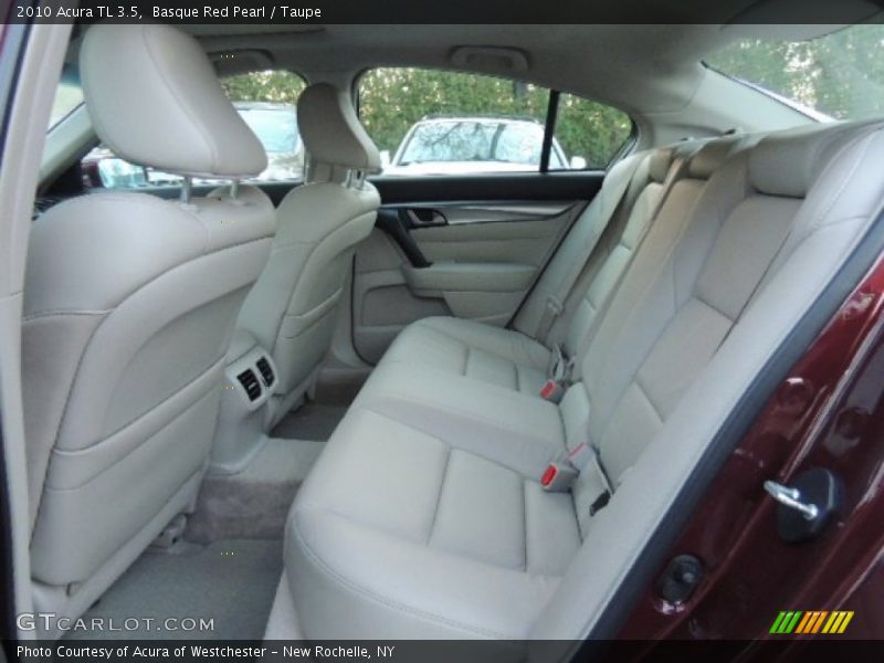 Basque Red Pearl / Taupe 2010 Acura TL 3.5