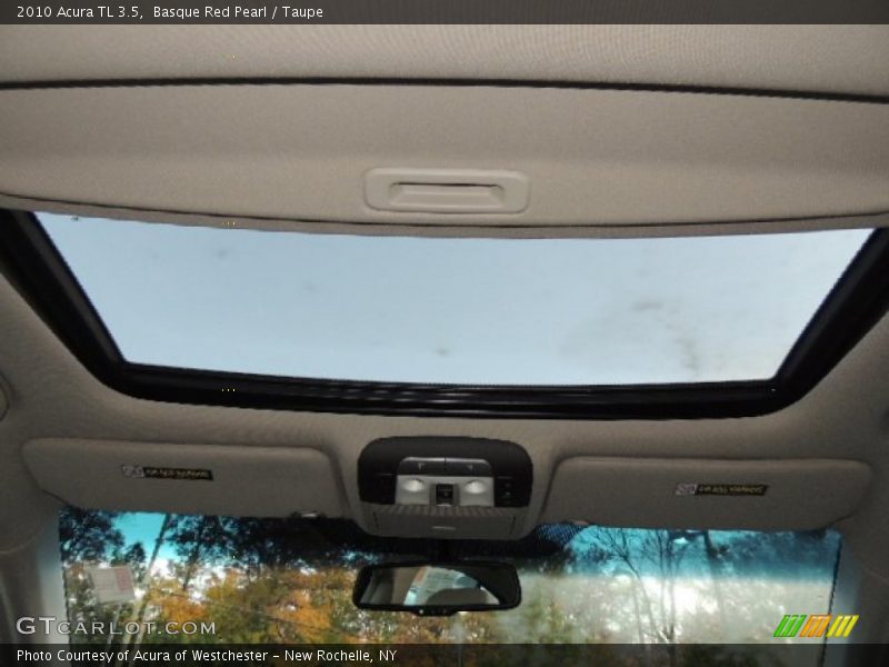 Basque Red Pearl / Taupe 2010 Acura TL 3.5