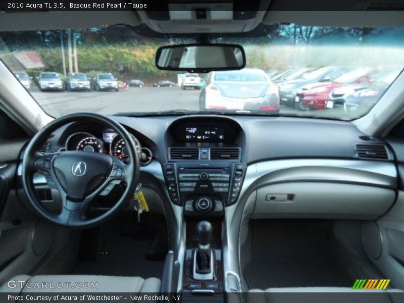 Basque Red Pearl / Taupe 2010 Acura TL 3.5