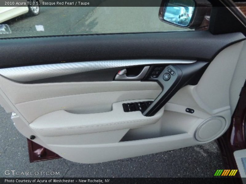 Basque Red Pearl / Taupe 2010 Acura TL 3.5