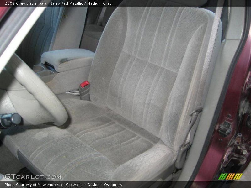 Berry Red Metallic / Medium Gray 2003 Chevrolet Impala