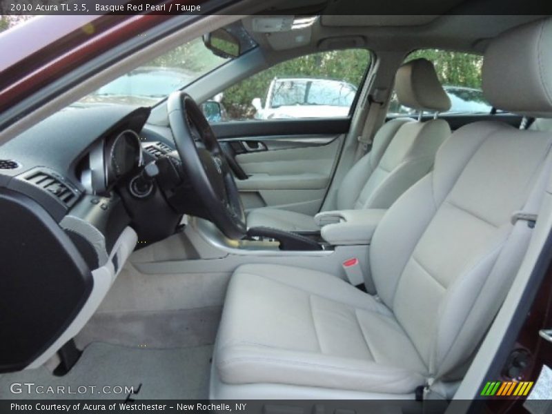 Basque Red Pearl / Taupe 2010 Acura TL 3.5