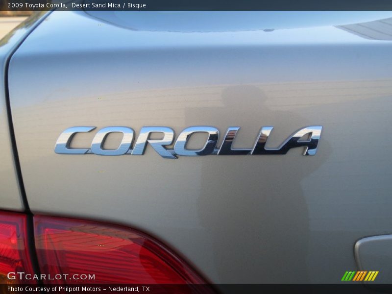 Desert Sand Mica / Bisque 2009 Toyota Corolla