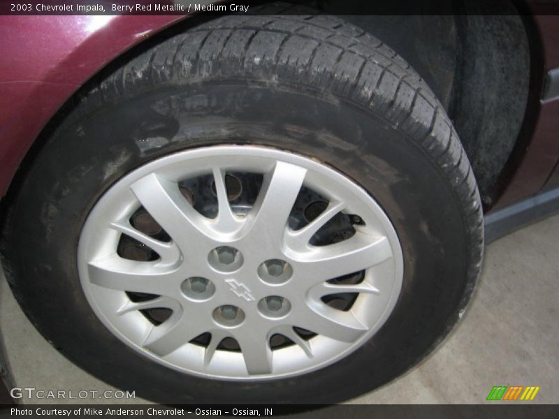 Berry Red Metallic / Medium Gray 2003 Chevrolet Impala