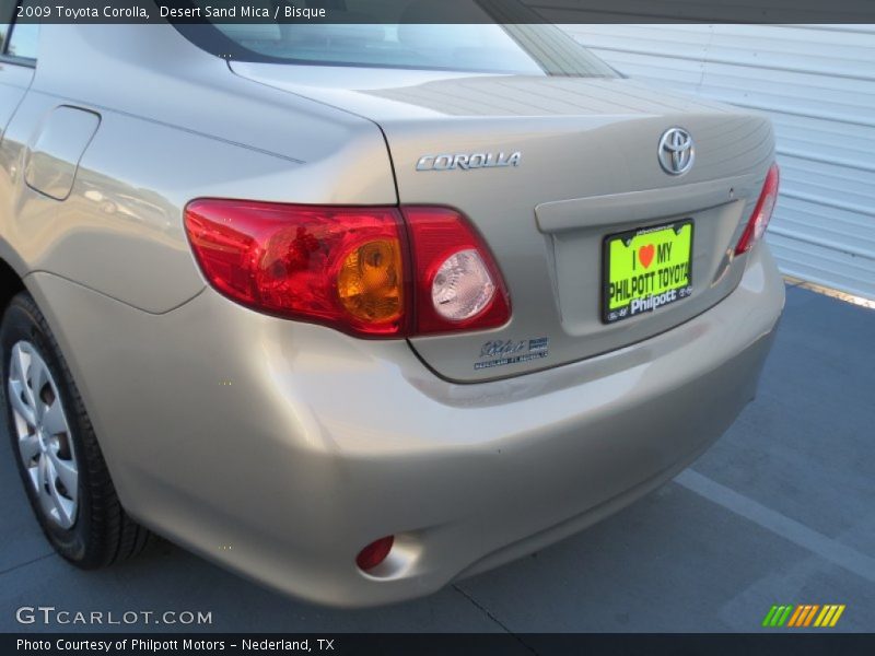 Desert Sand Mica / Bisque 2009 Toyota Corolla
