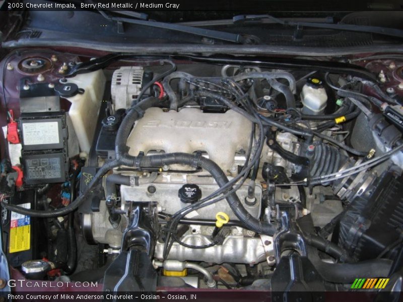 Berry Red Metallic / Medium Gray 2003 Chevrolet Impala