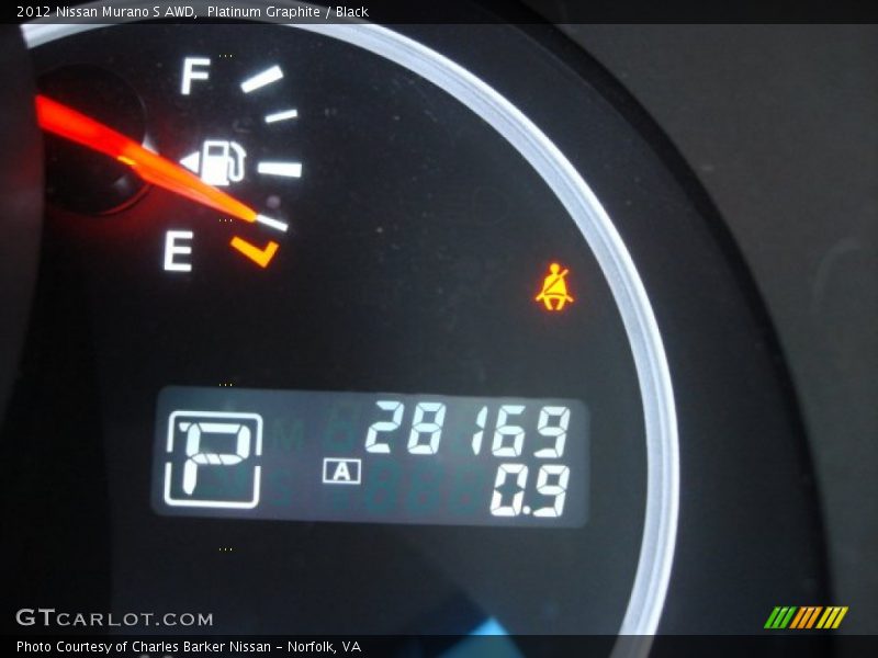 Platinum Graphite / Black 2012 Nissan Murano S AWD