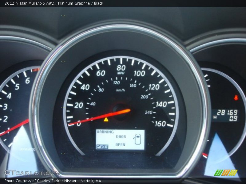 Platinum Graphite / Black 2012 Nissan Murano S AWD