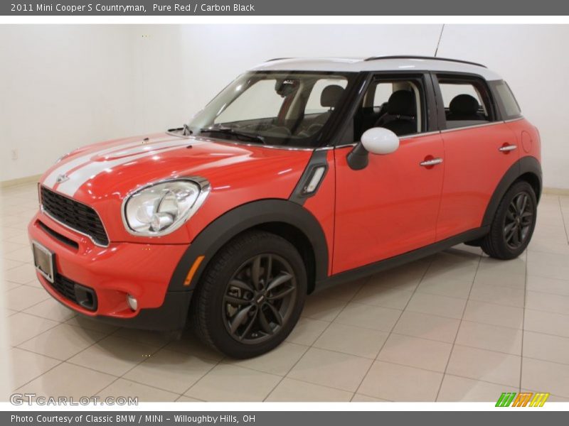 Pure Red / Carbon Black 2011 Mini Cooper S Countryman